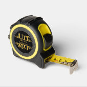 Zwart goud gereedschap thuis reparaties naam rolmaat (Hoek)