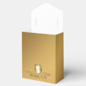 Zwart Goud Glitter Diamonds High Heel Schoenen Bedankdoosjes (Geopend)