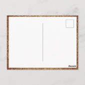 Zwart Goud Glitter Foto Verjaardag Bedankt Briefkaart (Achterkant)