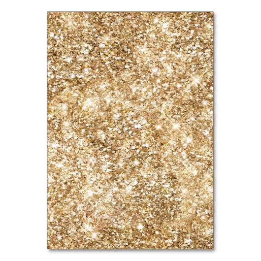 Zwart Goud Glitter Glam Sparkle Kaart (Achterkant)