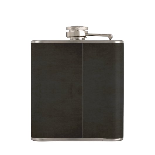 Zwart & Goud Glitter Look Best Man Flask Heupfles (Achterkant)