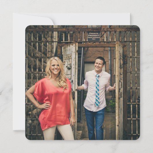 Zwart & Goud Glitter Sla de datum Fotokaarten op Kaart (Achterkant)