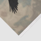 Zwart & Goud Gotisch Skelet Decoupage Tissuepapier (Detail)