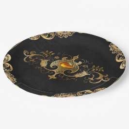 Zwart goud  goud  goud papieren bordje