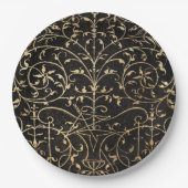 Zwart goud  goud  goud papieren bordje (Voorkant)