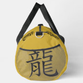 Zwart, Goud, Grijs, Jaar van de Draak Chinese Zodi Plunjezak (Rechts)