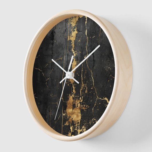 Zwart Goud Grote Klok (Hoek)