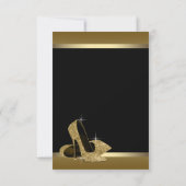 Zwart Goud Hoge Hakken RSVP (Achterkant)