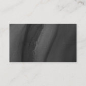 Zwart & Goud Huwelijk QR Code RSVP Informatiekaartje (Achterkant)