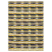 Zwart Goud Kerstmis Fa La Patroon # 27 ID1009 Tafelkleed (Voorkant)