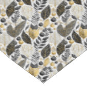 Zwart Goud Kerstmis Merry Pattern#21 ID1009 Tafelkleed (Gekanteld)