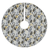 Zwart Goud Kerstmispatroon#21 ID1009 Kerstboom Rok (Voorkant)