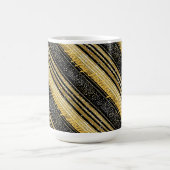 Zwart Goud Kerstmispatroon#28 ID1009 Koffiemok (Center)