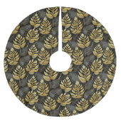 Zwart Goud Kerstmispatroon#29 ID1009 Kerstboom Rok (Voorkant)