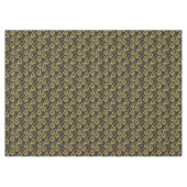 Zwart Goud Kerstmispatroon#29 ID1009 Tafelkleed (Voorkant (Horizontaal))