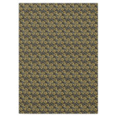 Zwart Goud Kerstmispatroon#29 ID1009 Tafelkleed (Voorkant)