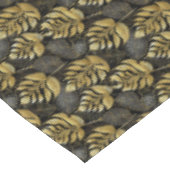 Zwart Goud Kerstmispatroon#29 ID1009 Tafelkleed (Gekanteld)