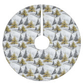 Zwart Goud Kerstmispatroon#4 ID1009 Kerstboom Rok (Voorkant)