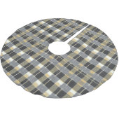 Zwart Goud Kerstmispatroon#7 ID1009 Kerstboom Rok (Gekanteld)