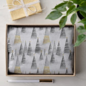 Zwart Goud Kerstpatroon#8 ID1009 Tissuepapier (Geschenk)