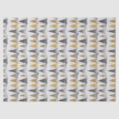 Zwart Goud Kerstpatroon#9 ID1009 Tissuepapier (Voorkant)