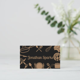 Zwart & Goud Keuken Collage Visitekaartje