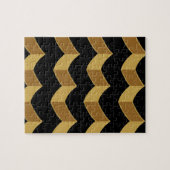 Zwart Goud Legpuzzel (Horizontaal)