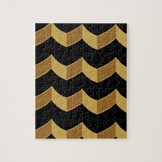 Zwart Goud Legpuzzel (Verticaal)