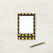 Zwart Goud Lijst Post-it® notes (Op bureau)