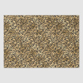 Zwart Goud Luipaard Jachtluipaard Dierenprint  Tissuepapier (Voorkant)