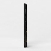 Zwart & Goud Luxe Abstract Hoesje Ontwerp (Achterkant/links)