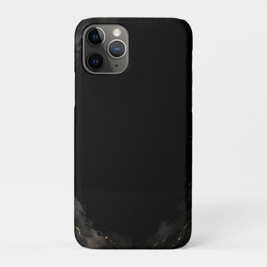 Zwart & Goud Luxe Abstract Hoesje Ontwerp (Achterkant)