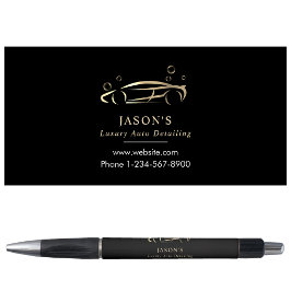 Zwart & Goud Luxe Auto Detailing Auto Reiniging Pen