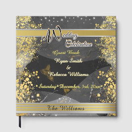 Zwart & Goud Marmer Design Gastenboek