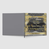 Zwart & Goud Marmer Design Gastenboek (Volledig)