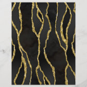 Zwart Goud Marmeren Agaat Schoonheidssalon Prijsli (Achterkant)