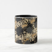 Zwart & Goud Marmeren Mok — Kunst Ontmoet Eleganti (Midden)
