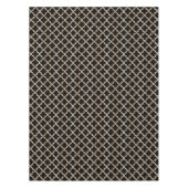 Zwart & Goud Marokkaans Patroon Tafelkleed (Voorkant)