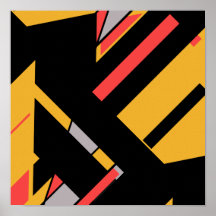 Zwart goud met rood grijs MCM-achtig diagonaal ont