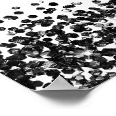 Zwart Goud Mexicaanse Quinceañera Custom Welkom Poster (Hoek)