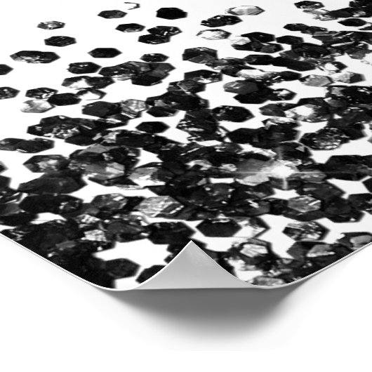 Zwart Goud Mexicaanse Quinceañera Custom Welkom Poster (Hoek)