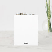 Zwart Goud Modern Afstuderen fotoklasse van Aankondiging (Achterkant)