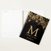 Zwart Goud Monogram Afsprakenboek Planner (Display)
