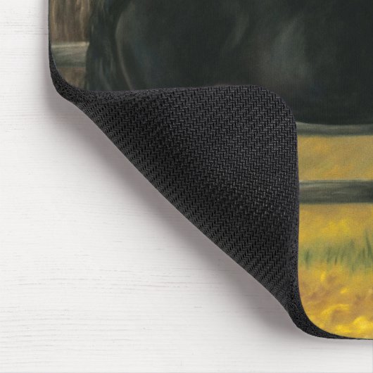 Zwart goud - mousepad muismat (Hoek)