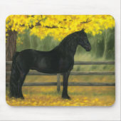 Zwart goud - mousepad muismat (Voorkant)