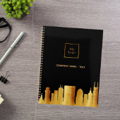Zwart goud Nashville skyline business logo Planner