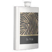 Zwart Goud Nep Glitter Zebra Flacon (Rechts)