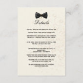 Zwart & Goud New Years Eve Details Informatiekaartje (Voorkant)