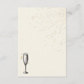 Zwart & Goud New Years Eve QR Details Informatiekaartje (Achterkant)