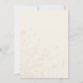 Zwart & Goud Nieuwjaar Eve bruiloft uitnodiging (Achterkant)